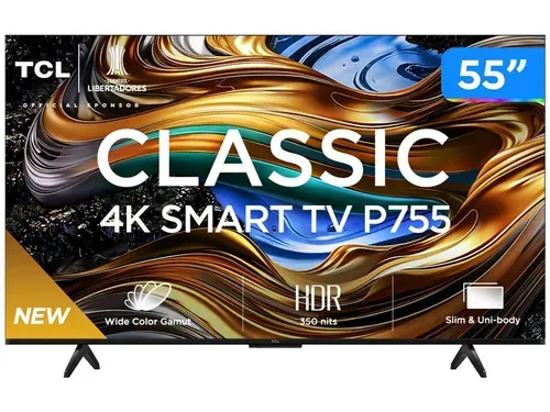 [Magalu] Smart Tv 55 Led Tcl 55p755 Wi-Fi Bluetooth